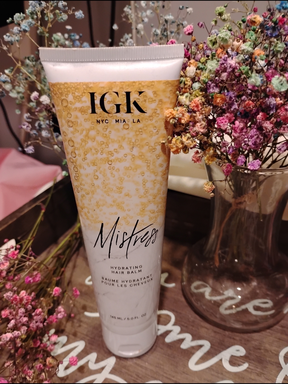 IGK Mistress Hydrating Hair Balm - White/Gold